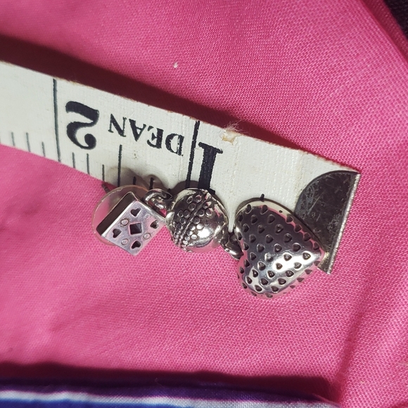 Brighton Vintage Heart ❤ Earrings 3 tier - Picture 13 of 13